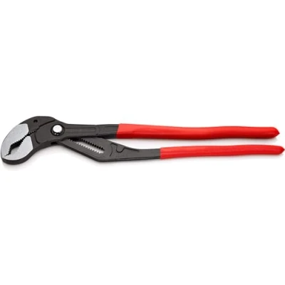 Image of KNIPEX Cobra XXL Water Pump Pliers, 560 mm, Nuts to 120mm, Pipes 115 Self Locking, Fine Adjustment by Button Push, Pipe Wrench, 87 01