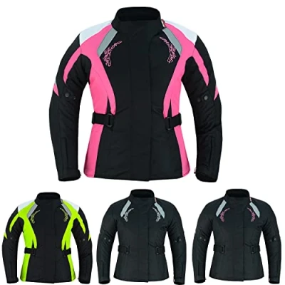 Image of Inflori Ladies Motorbike Jacket for women Motorcycle Armored Textile Corduroy Waterproof and CE All Season