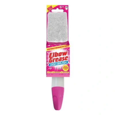Image of Elbow Grease Non Scratch Pink Dish Brush