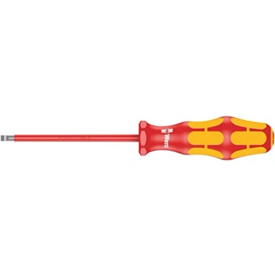 Image of Wera 05006100001 160 i VDE Insulated screwdriver for slotted screws, 0.4 x 2.5 80 mm