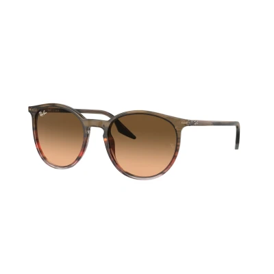 Image of Ray Ban Unisex Sunglasses, Size: 51, brown/red