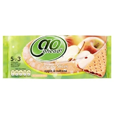 Image of McVitie&#039;s Go Ahead Apple Fruit Crispy Slices 5 x 39g