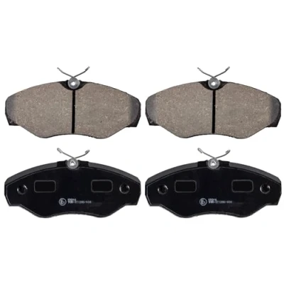 Image of 01605215 Brake pad set BLUE PRINT ADZ94224 Front Axle excl. wear warning contact RENAULT: CLIO 2, TRAFIC 2 Kasten, Bus, VAUXHALL: Vivaro Van