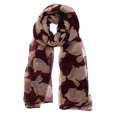 Image of Zac&#039;s Alter Ego Long Lightweight Bunny Print Scarf