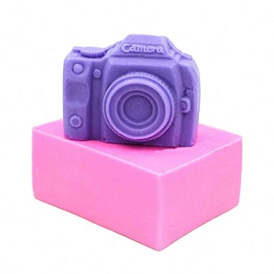 Image of 3D Camera Silicone Chocolate Candy Mold Cake Decorating Tools DIY Mini Soap