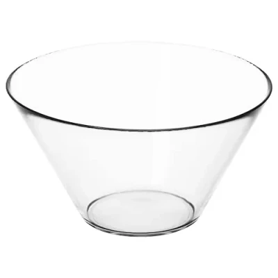 Image of Serving Bowl, Clear Glass, 28 cm