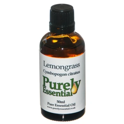 Image of Lemongrass Essential Oil 50ml Pure and Natural, Purely