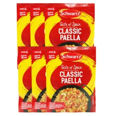 Image of Schwartz Classic Paella Recipe Mix 27g Assorted Packs