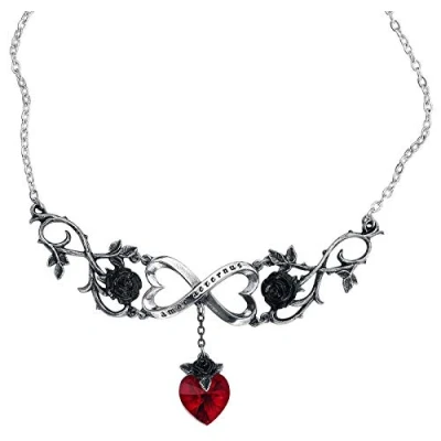 Image of Alchemy Gothic Infinite Love Necklace Silver Coloured
