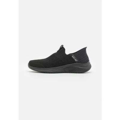 Image of Skechers Men&#039;s Ultra Flex 3.0 Smooth Step Sneaker, Black Knit Trim, 9.5 UK
