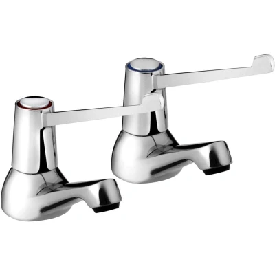 Image of Bristan VAL2 1/2 C 6 CD Value Basin Taps, Chrome