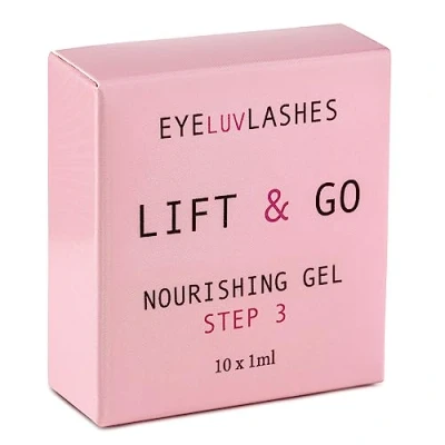 Image of 10 x 1ml Lash Lift NOURISHING LOTION Sachets Lifting Brow Lamination Eyeluvlashes Vegan Cruelty Free STEP 3 (10 SACHETS)