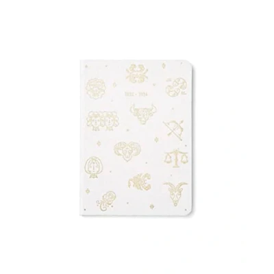Image of Letts Zodiac A6 academic 2023/2024 week to view diary ivory
