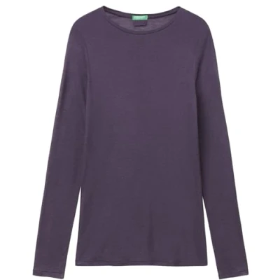 Image of United Colors of Benetton Women&#039;s T Shirt M/L 3096d102q, Purple, M