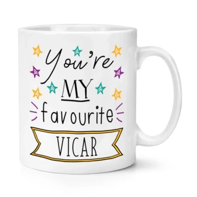 Image of You&#039;re My Favourite Vicar Stars 10oz Mug Cup