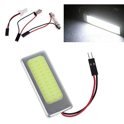 Image of Light Panel 36 White COB LED + T10 BA9S Festoon Module/6000 K 12 V DC