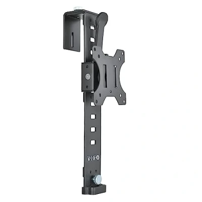 Image of VIVO Black Office Cubicle Bracket VESA Monitor Mount Stand Hanger Attachment Adjustable Clamp for 17 to 32 inch Screen (MOUNT CUB1)