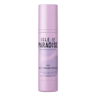 Image of Isle of Paradise Self Tan Mousse, Dark (200 ml) Tanning Foam, Natural Ingredients &amp; Vegan (packaging may vary)