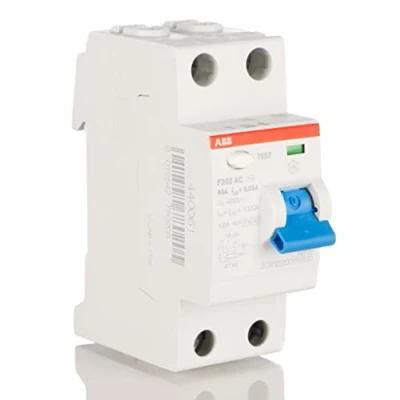 Image of ABB F202AC 63/0.03 2 Pole Residual Current devices RCD, 63 Amp Current, 30mA (2CSF202001R1630)