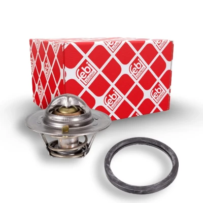 Image of M863985 Engine thermostat FEBI BILSTEIN 22447 88C with seal ring VOLVO: V40 Estate, 440 K, 480 E