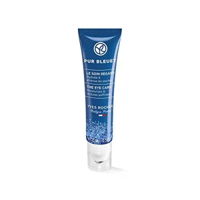 Image of Yves Rocher PUR BLEUET Eye Gel Roll On Cools and Refreshes Reduces Swelling Roller Against Dark Circles 15 ml