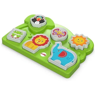Image of Fisher Price Jungle Animal Puzzle,Multicolor