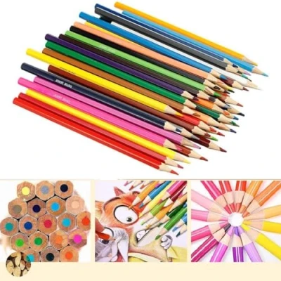 Image of Faboer Adult Premium Water Coloured Pencils 108 Colours for Artists Colouring Watercolour Pencil Set Soluble with Paintbrush School Kids Adults Art Drawing and Painting