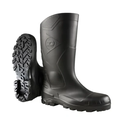 Image of Dunlop Protective Footwear Devon H142011, Safety Boots Unisex Adults, Black (Black), 8 UK