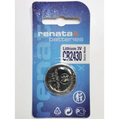 Image of 10 x Renata 2430 Swiss Made Lithium Coin Cell Batteries