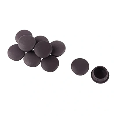 Image of sourcing map Plastic Plug Furniture Cap Screw Cover 10pcs Brown for 14mm Dia Hole