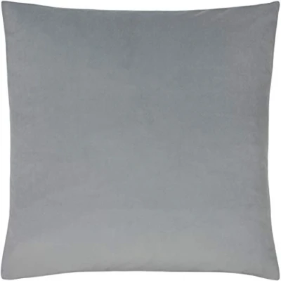 Image of Paoletti Sunningdale Feather Filled Cushion, Platinum, 50 x 50cm