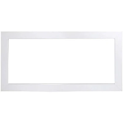 Image of FRAMES BY POST Metro White Picture Photo Frame Plastic Glass 21 x 10 inch
