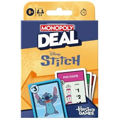 Image of Monopoly Deal: Disney Stitch Edition Card Game English Version
