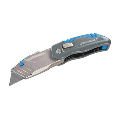 Image of Silverline Folding Retractable Knife 165mm