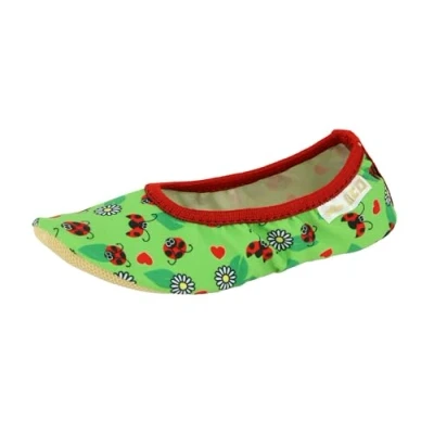 Image of Lico Unisex Kids G1 Gymnastics Shoes, Green Red, 11 UK Child