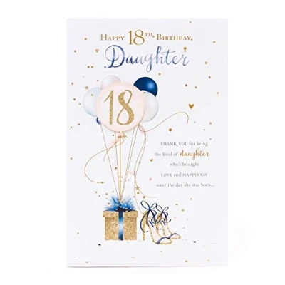 Image of 18th Birthday Card Daughter for Her