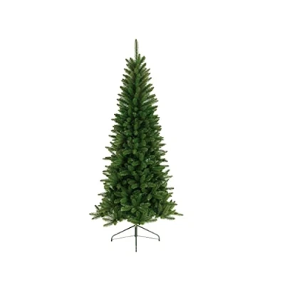 Image of Slim Newfoundland Pine Artificial Christmas Tree with Stand 210cm / 7ft height 866 Tips