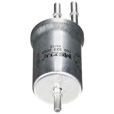 Image of 6Q0201051C, 6Q0201051J Fuel Filter MEYLE 100 323 0003 In Line ORIGINAL Quality with pressure regulator VOLKSWAGEN: Polo V Hatchback, Golf 5
