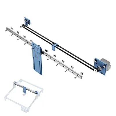 Image of SCULPFUN S6PRO/S9 Laser Engraving Machine X Axis Upgrade Kit, Industrial Precision, Ready to Use for Scupfun S6Pro/S9, 45 V Nut Aluminium Profile