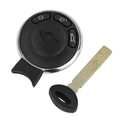 Image of LT2CP Replacement Remote Key Fob Case with uncut ket for BMW Mini Cooper 2007 2008 2009 2010 2011 2012 2013 2014