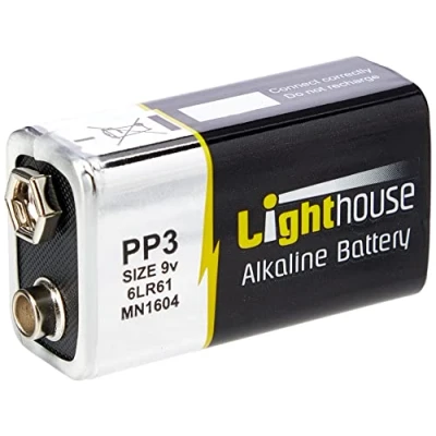 Image of Lighthouse Torches L/HBAT9V PP3 Alkaline Battery 9V
