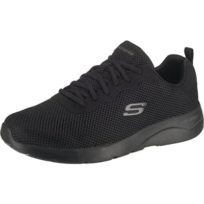 Image of Skechers Men&#039;s Dynamight 2.0 Rayhill Trainers, Black, 10 UK
