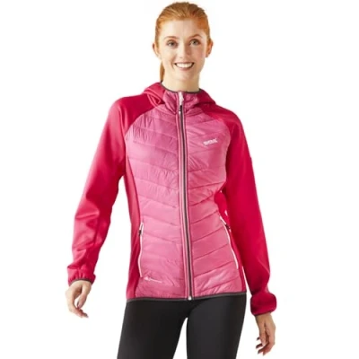 Image of Regatta Womens Andreson VIII Hybrid Padded Jacket Flamingo Pink 10