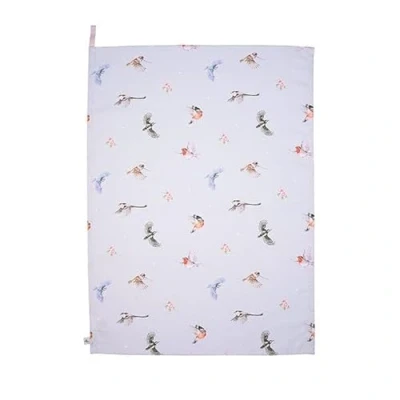 Image of Wrendale Designs Feathered Friends Tea Towel