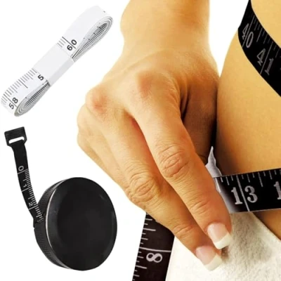 Image of 1 Pcs 60 Inch Tape Measure With Black Measure,Soft Measuring Tape,Cloth Sewing,Retractable for Body Clothes Sewing Cloth Tailor,Fabric Tailor Waist Craft Measurement