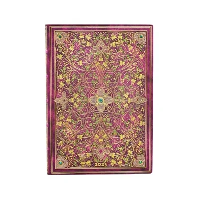 Image of Kalendarz Paperblanks 2025 Diamond Jubilee Midi tygodniowy HOR Flexi: tydzień na dwóch stronach, zamykany gumkę, Papier 100 GSM