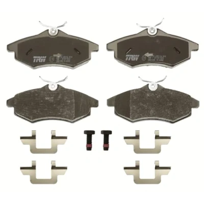 Image of 425236, 425258, 425345, 425369, 425384 brake pad set TRW COTEC GDB1495 not prepared for wear indicator with caliper screws accessories