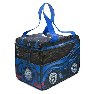 Image of Buckle Down DC Comics Batman Bag, Pet Carrier, Bat Mobile Car, Polyester Canvas
