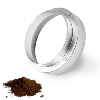 Image of RHQFDM 51mm Coffee Dosing Ring Universal Funnel Magnetic Reusable Portafilter Professional Barista Accessories Suitable for Machines﻿