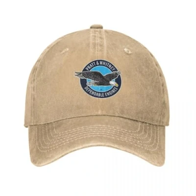 Image of LXCUDXZ Baseball Cap Pratt &amp; Whitney Logo Cowboy Hat Fashion Beach Trucker Men Hats Women&#039;s Party Gift